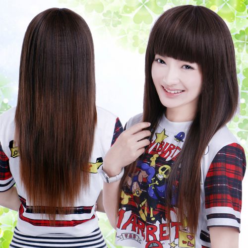 Perruque Long cheveux raides - Ref 2607905