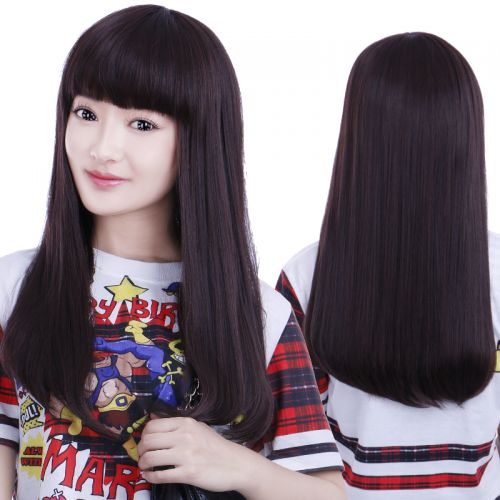 Perruque Long cheveux raides - Ref 2607924