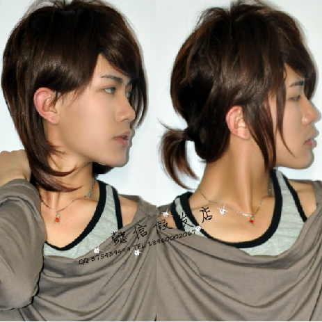 Perruque cheveux raides Court - Ref 2608011