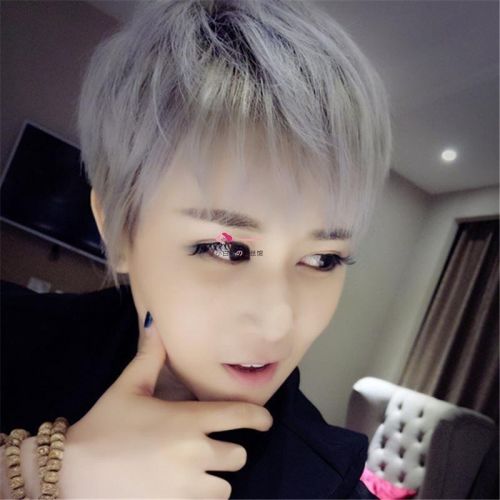 Perruque cheveux raides Court - Ref 2608054