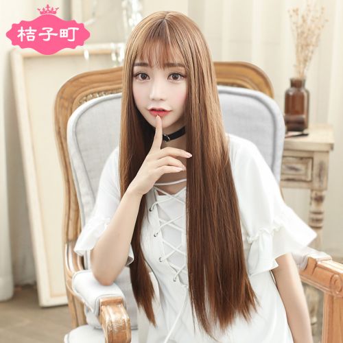 Perruque Long cheveux raides - Ref 2608094