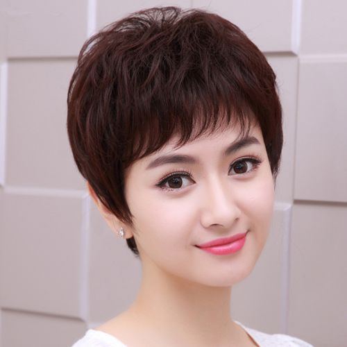 Perruque cheveux raides Court - Ref 2608114