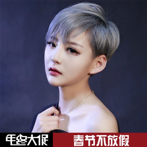 Perruque cheveux raides Court - Ref 2608196