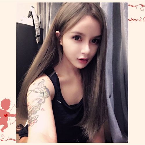 Perruque 8090 Long cheveux raides - Ref 2608292