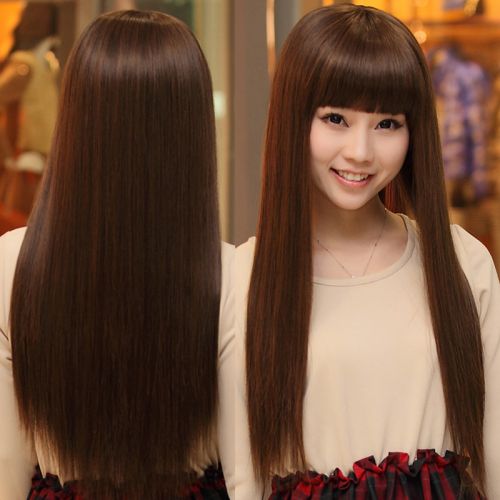 Perruque Long cheveux raides - Ref 2608320