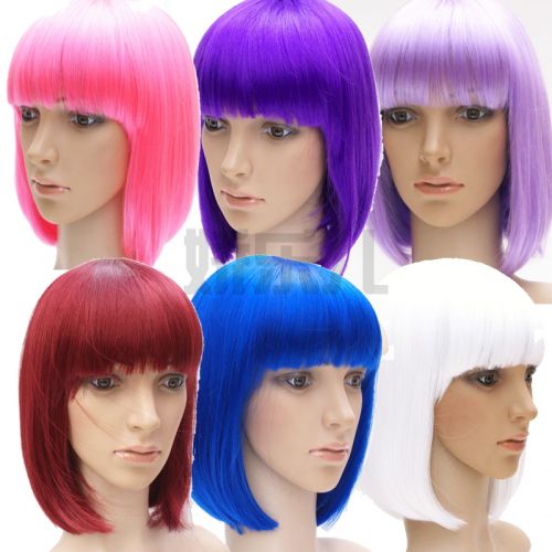 Perruque cheveux raides Court - Ref 2609095