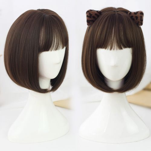 Perruque cheveux raides Court - Ref 2609157