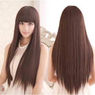 Perruque Long cheveux raides - Ref 2609203