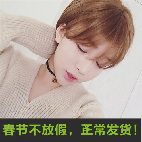 Perruque cheveux raides Court - Ref 2609266