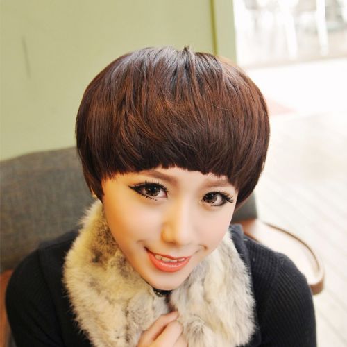 Perruque cheveux raides Court - Ref 2609282