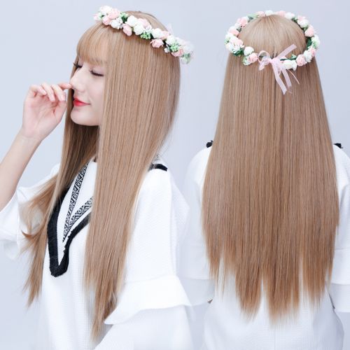 Perruque JINKAILI Long cheveux raides - Ref 2609424