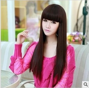 Perruque Long cheveux raides - Ref 2609462