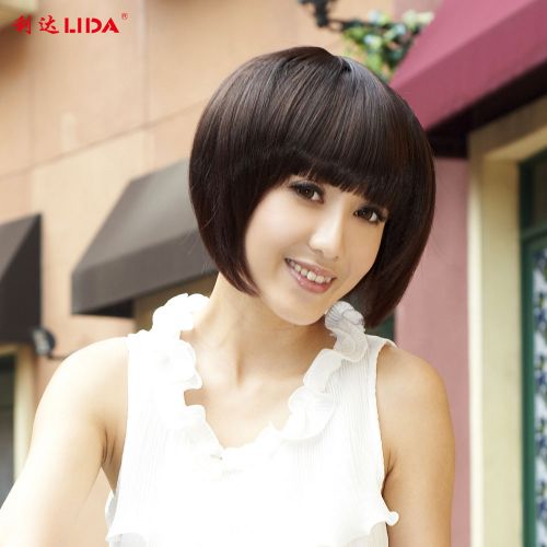 Perruque cheveux raides Court - Ref 2609472