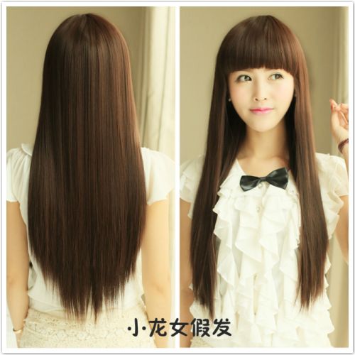 Perruque ASH Long cheveux raides - Ref 2609605