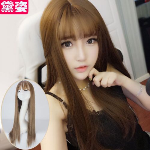 Perruque Long cheveux raides - Ref 2609619