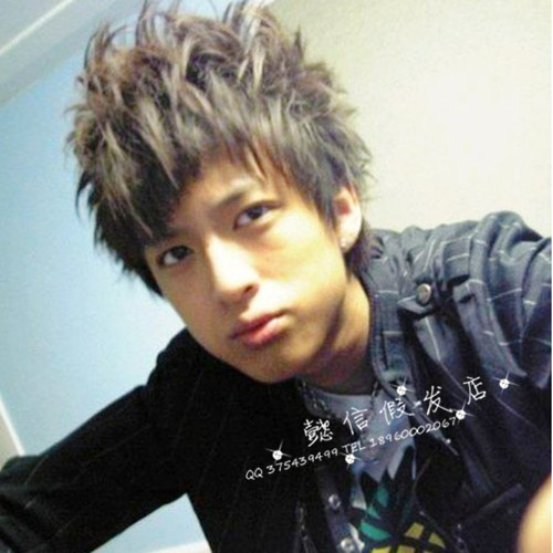 Perruque cheveux raides Court - Ref 2609626