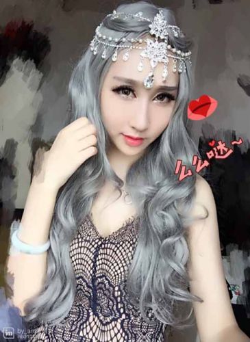 Perruque cheveux longs - Ref 2609717