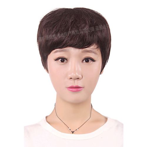 Perruque cheveux raides Court - Ref 2609721
