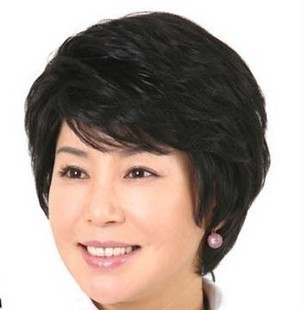 Perruque cheveux raides Court - Ref 2609830