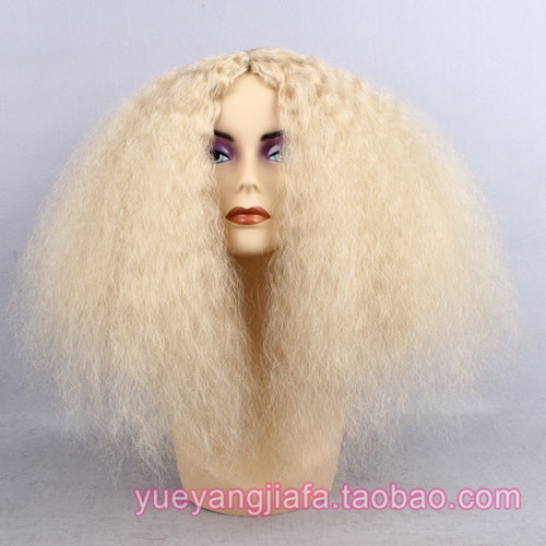 Perruque De longs cheveux boucles rouge - Ref 2609866