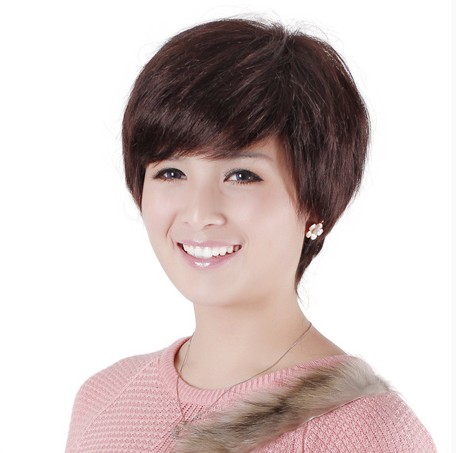 Perruque cheveux raides Court - Ref 2609870