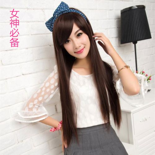 Perruque Long cheveux raides - Ref 2610000