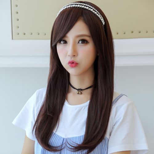 Perruque Long cheveux raides - Ref 2610030