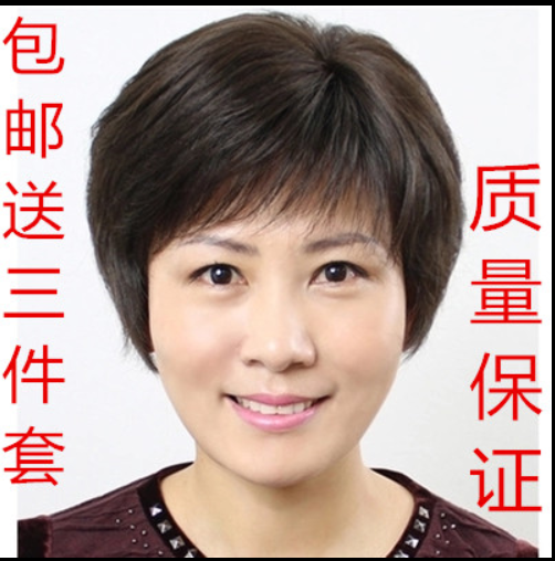 Perruque cheveux raides Court - Ref 2610041