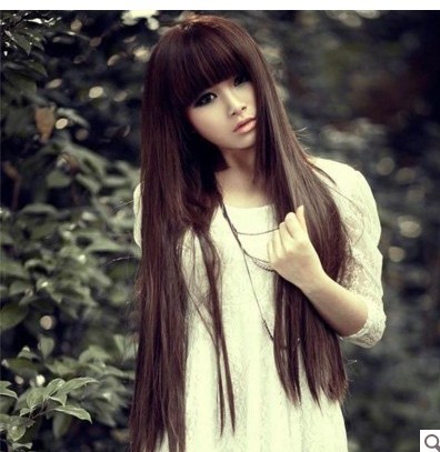 Perruque Long cheveux raides - Ref 2610066