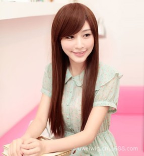 Perruque Long cheveux raides - Ref 2610162