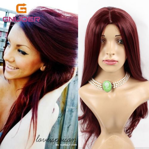 Perruque GNUOER Long cheveux raides - Ref 2610221