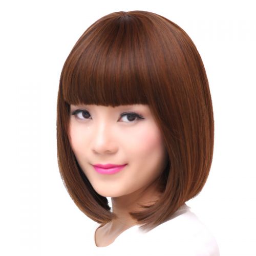 Perruque cheveux raides Court - Ref 2610442
