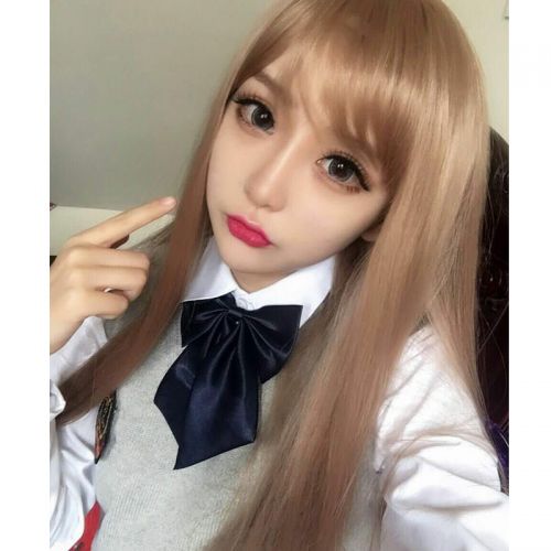 Perruque Long cheveux raides - Ref 2610456