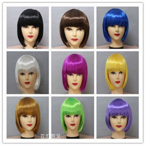 Perruque cheveux raides Court - Ref 2611104