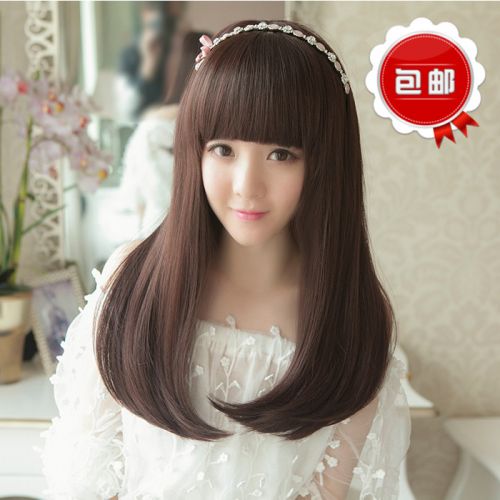 Perruque Long cheveux raides - Ref 2611411