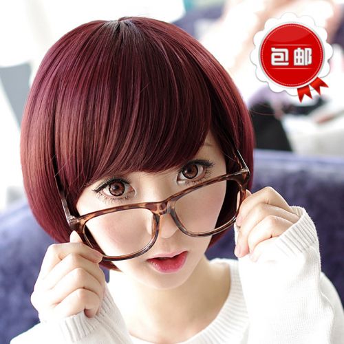 Perruque cheveux raides Court - Ref 2611421