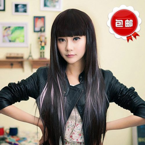 Perruque Long cheveux raides - Ref 2611422