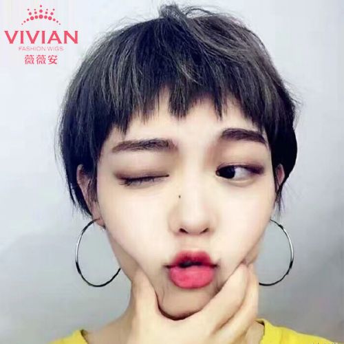 Perruque VIVIAN cheveux raides Court - Ref 2611486