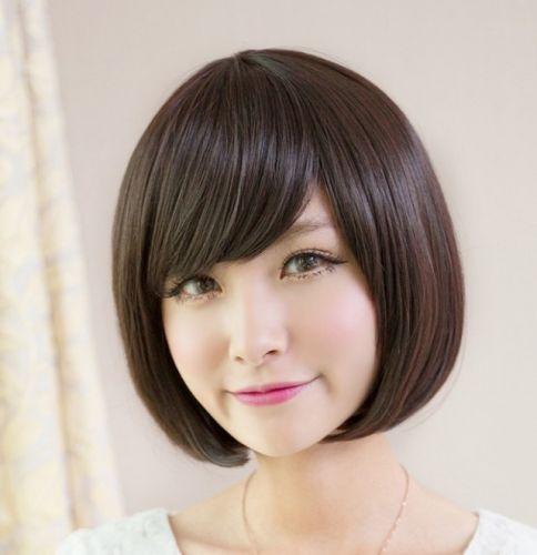 Perruque cheveux raides Court - Ref 2612375