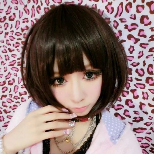 Perruque cheveux raides Court - Ref 2612380