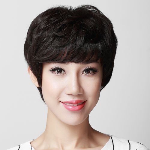 Perruque cheveux raides Court - Ref 2612412