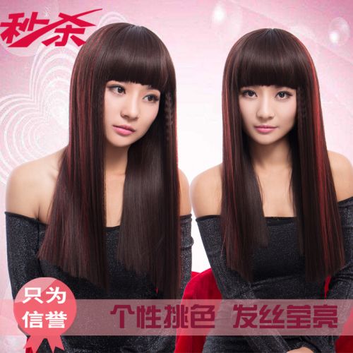 Perruque Long cheveux raides - Ref 2612735
