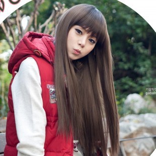 Perruque Long cheveux raides - Ref 2612846