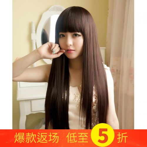 Perruque Long cheveux raides - Ref 2612929