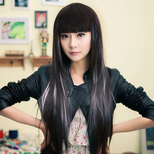 Perruque Long cheveux raides - Ref 2612990