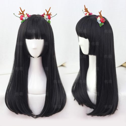 Perruque Long cheveux raides - Ref 2613016