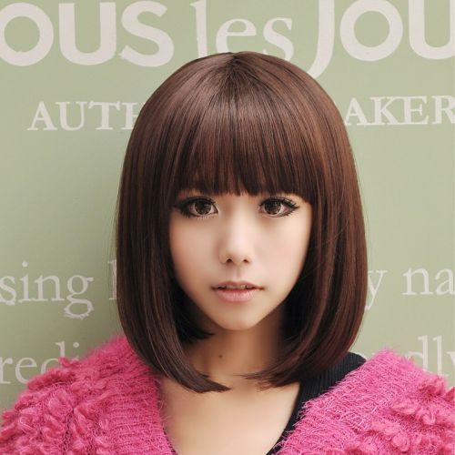 Perruque cheveux raides Court - Ref 2613021