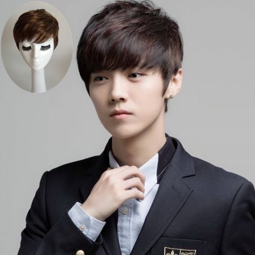 Perruque cheveux raides Court - Ref 2613049