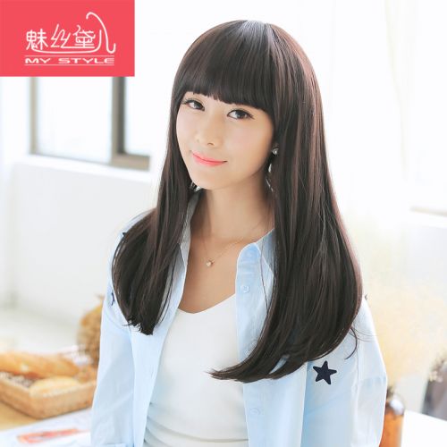 Perruque Long cheveux raides - Ref 2613084