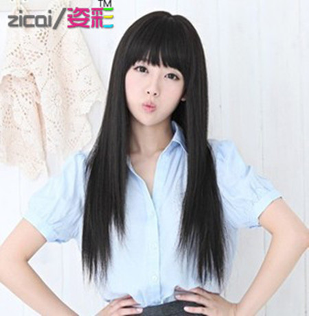 Perruque Long cheveux raides - Ref 2613125